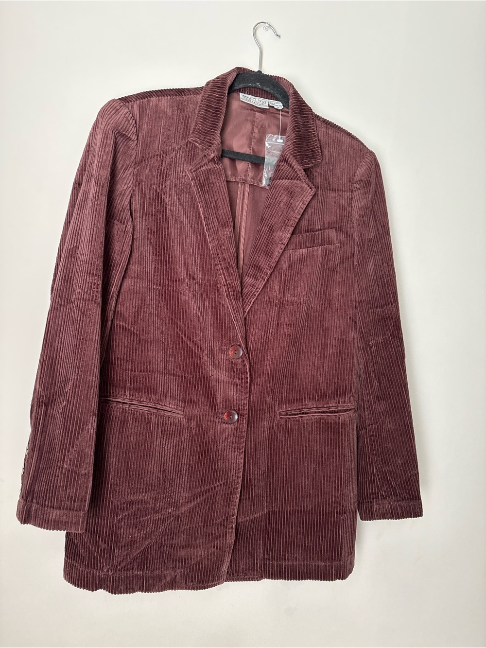 Women's Newport news Corduroy Blazer Jacket in Dusty Rose. 16 100% Cotton Casual